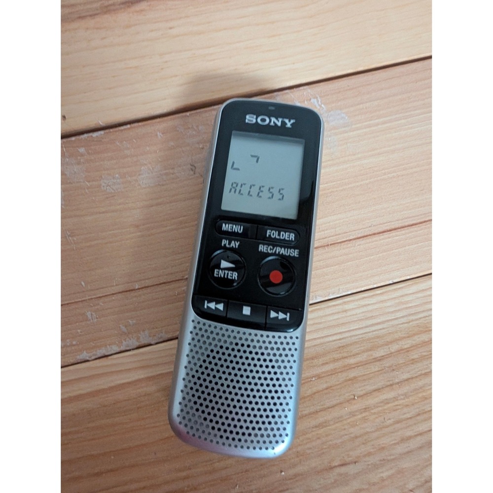 Sony ICD-PX312 Digital Voice Recorder Silver Handheld Dictation Device